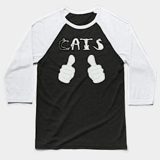 Thumbs Up to Cats Baseball T-Shirt